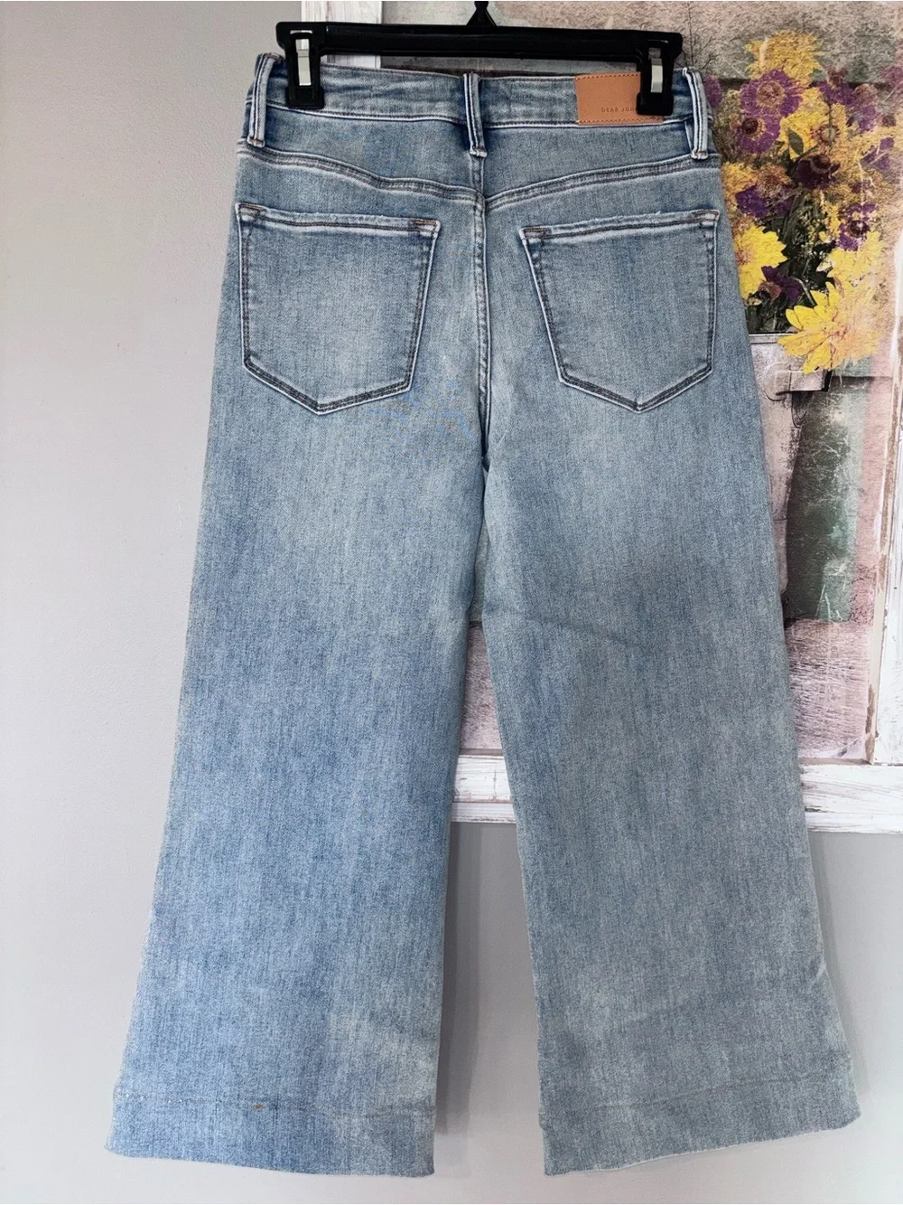 Dear John Fiona High Rise Wide Leg Denim Jeans 26 Perfect! Worn Once